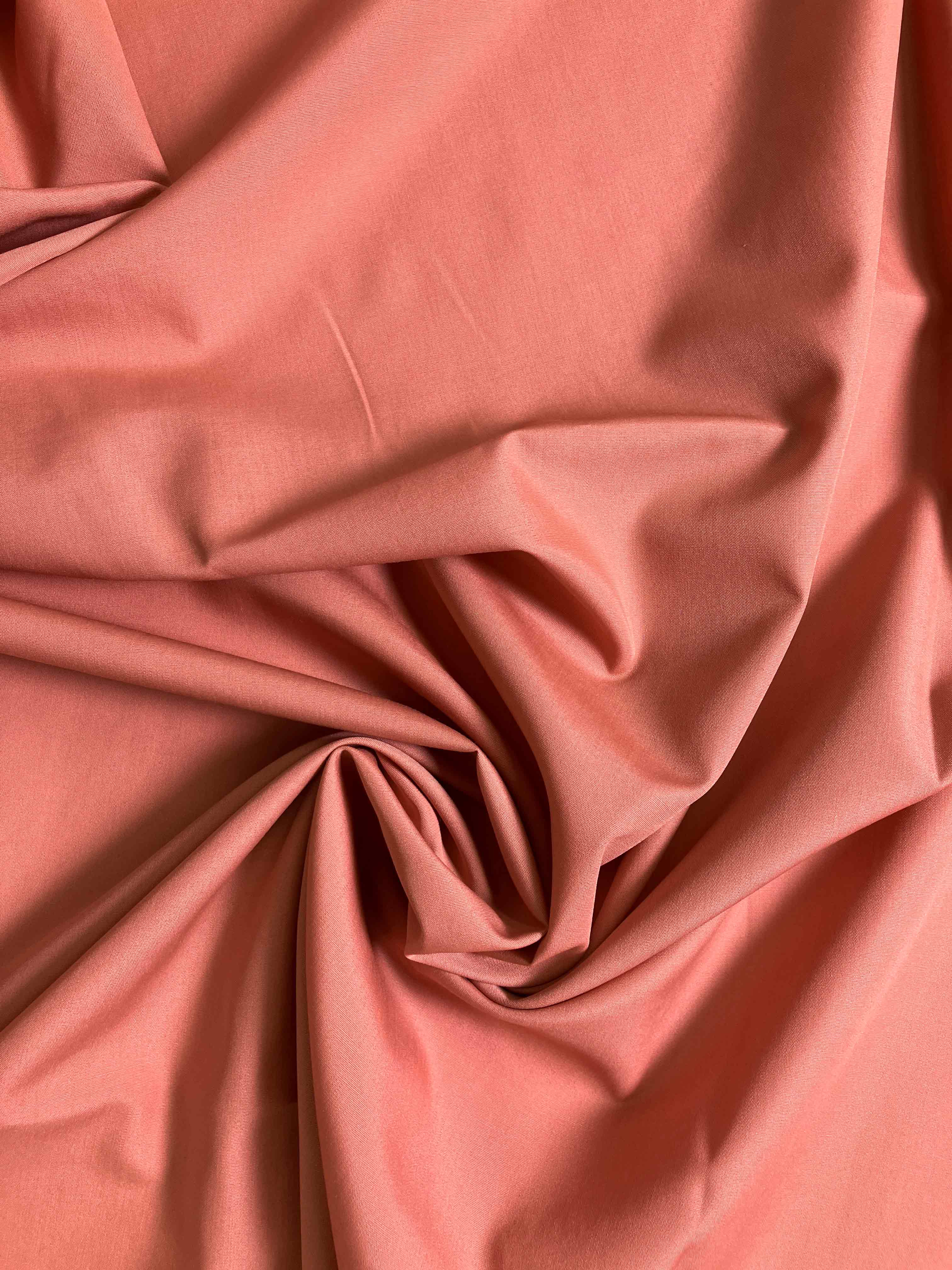 1264　リサイクルポリ×コットン　ブロード　ルフタス＋液アン加工