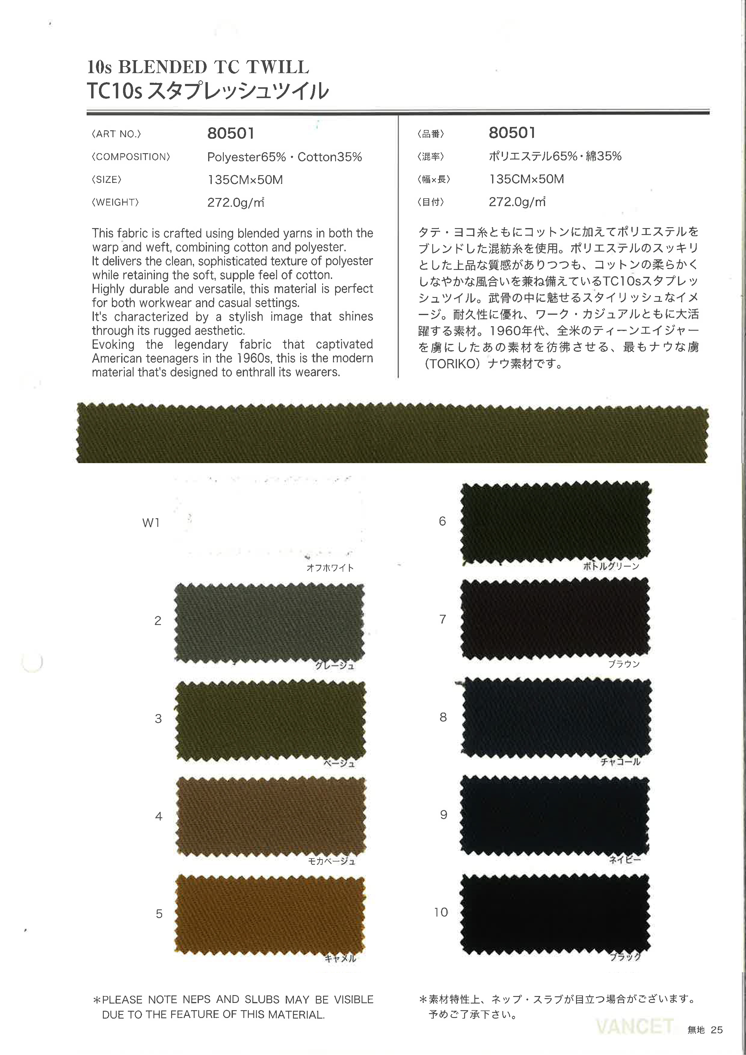 80501　ＴＣ１０Ｓスタプレッシュツイル