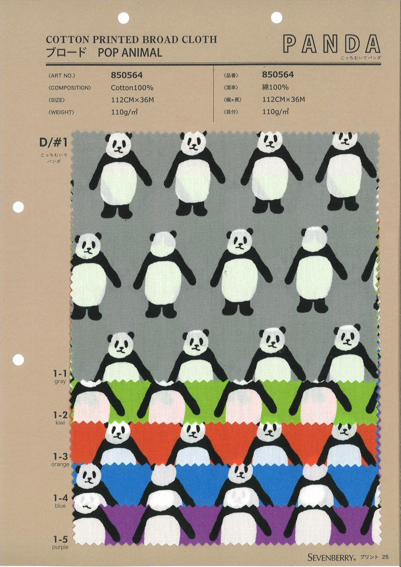850564　ブロード　こっちむいてＰＡＮＤＡ